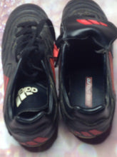 Adidas Black & Red Cleats Size 3.5