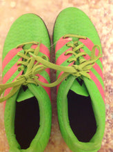 Adidas Green & Pink Cleats Size 4.5