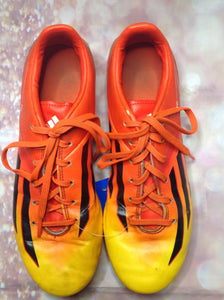 Adidas Orange & Yellow Cleats Szie 7.5