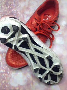 Adidas Red Cleats Size 4
