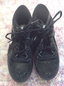 Nike Black & White Cleats Size 4