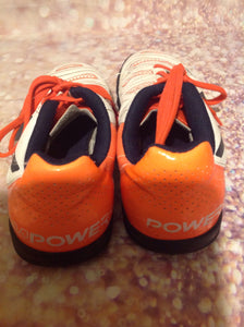Puma WHITE & CORAL Cleats Size 5