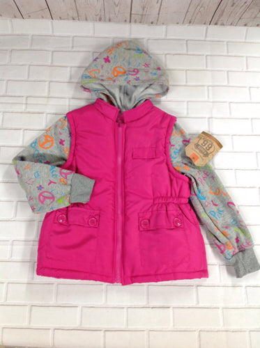 Route 66 Pink & Gray Jacket