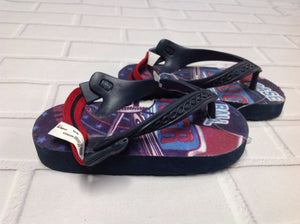 The Place Blue & Red Sandals