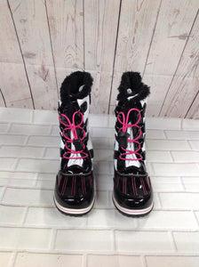Totes Black & White Snowboots