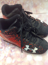 Under Armour Red & Black Cleats Size 2