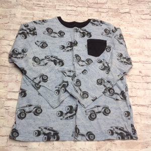 365 Kids BLUE & BLACK Monster Trucks Top