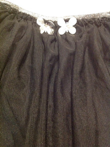 365 Kids Black & Silver Skort