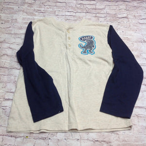 365 Kids Blue & Beige Dinosaur Top