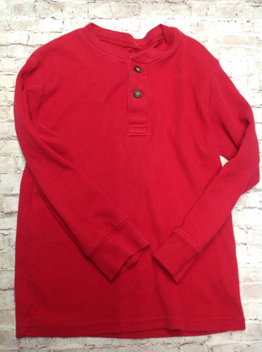 365 Kids Red waffle Top