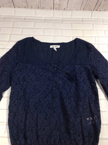 AEROPOSTAL Navy Print Top
