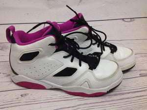 AIR JORDAN White & Purple Sneakers