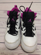 AIR JORDAN White & Purple Sneakers