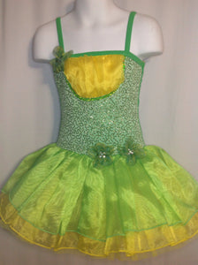 AMERICAN APPAREL LIME GREEN & YELLOW Costume