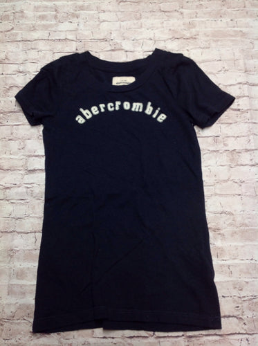 Abercrombie & Fitch Navy Print Top