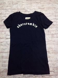 Abercrombie & Fitch Navy Print Top