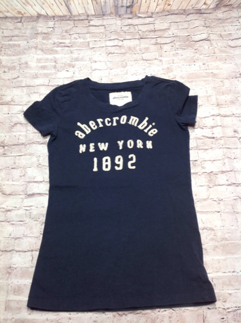 Abercrombie & Fitch Navy Print Top