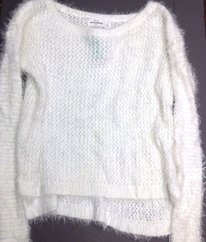 Abercrombie & Fitch White Sweater