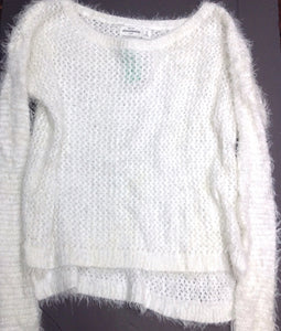 Abercrombie & Fitch White Sweater