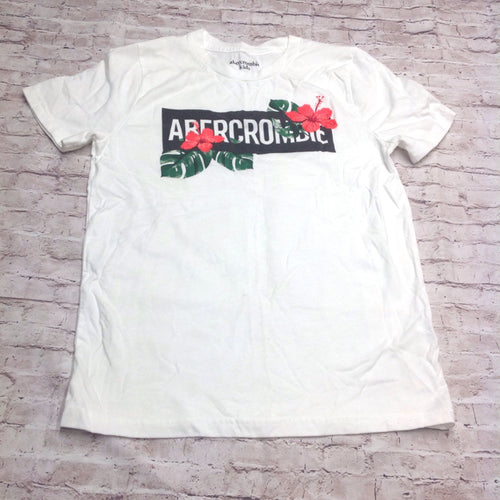Abercrombie Kids White Flowers Top