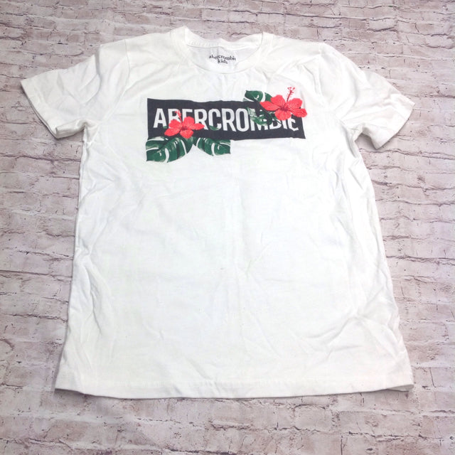 Abercrombie Kids White Flowers Top
