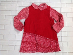 Absorba Red & White Dress