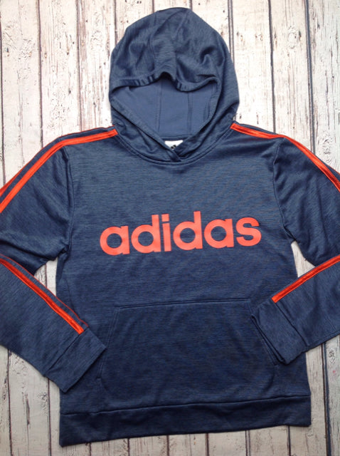 Adidas BLUE \u0026 ORANGE PULLOVER HOODIE Sweatshirt – Tomorrow's Child Resale