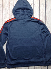 Adidas BLUE & ORANGE PULLOVER HOODIE Sweatshirt