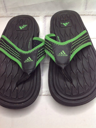 Adidas Black & Green Sandals