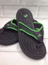 Adidas Black & Green Sandals