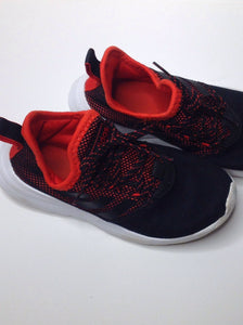 Adidas Black & Orange Sneakers Size 4