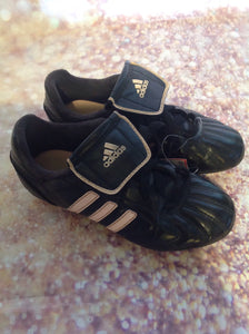 Adidas Black & Pink Cleats Toddler Size 12.5