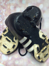Adidas Black & White Cleats Size 1