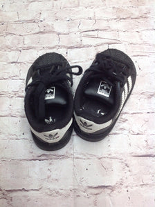 Adidas Black & White Sneakers Toddler Size 5