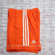 Adidas ORANGE & WHITE Logo Shorts
