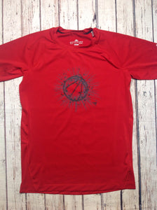 Adidas Red & Black Basketball Top