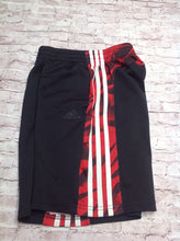 Adidas Red & Black STRIPE ON SIDE Shorts