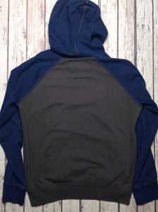 American Eagle Blue & Green PULLOVER HOODIE Top