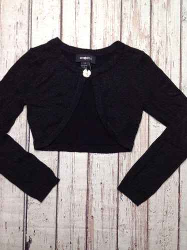 Amy Byer Black Sparkles Sweater