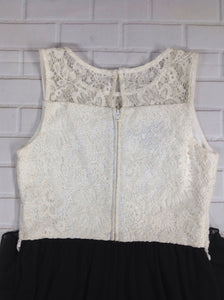 Amy Byer black & gold One-Piece