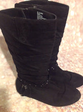 Arizona Black & Silver Boots Size 4