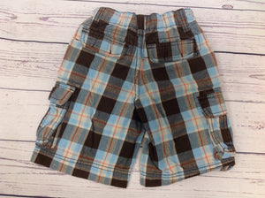 Arizona Brown Print Plaid Shorts