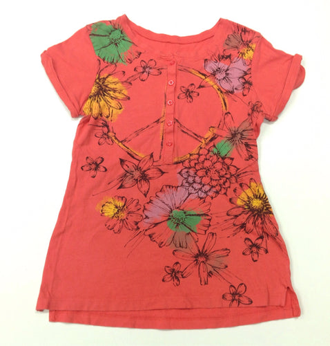 Arizona Coral Print Top