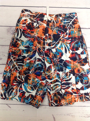 Arizona Orange & Blue Palm Leaves Swimwear