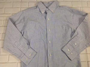 Arrow Blue & White Stripe Top