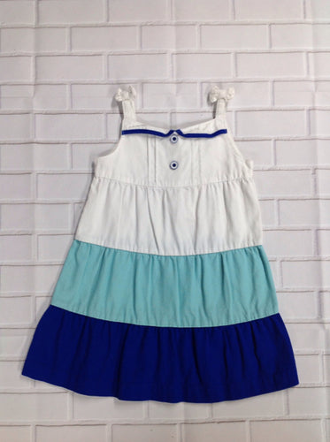 BABY 8 Green & Blue Dress