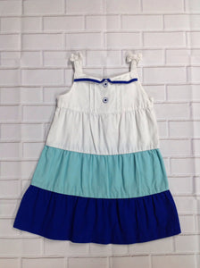 BABY 8 Green & Blue Dress