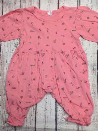 BABY RHINOS PINK PRINT One Piece