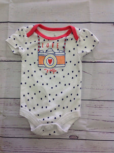BABY STARTERS WHITE & BLUE Top