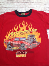 BIG MOVERS Red Print Car Top